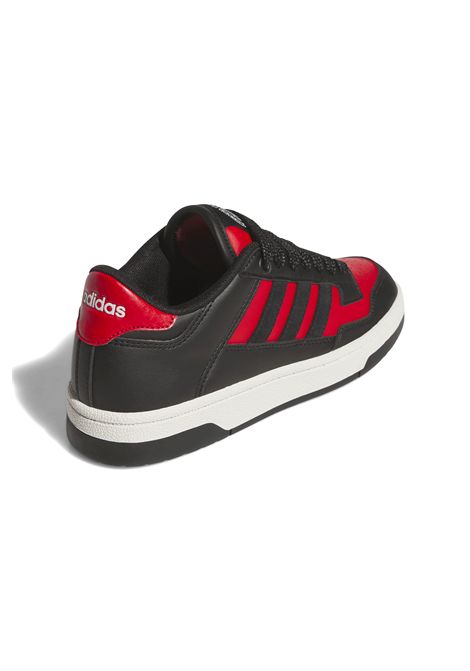 Adidas Rapid Court Shoes Black Red Junior ADIDAS CORE | Sneakers | JR1020-